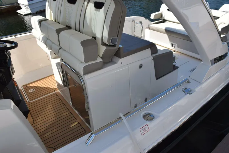 Slide: The Image of Cushioned Synthetic Teak From Helm Forward And On Aft Platform - 5367505
