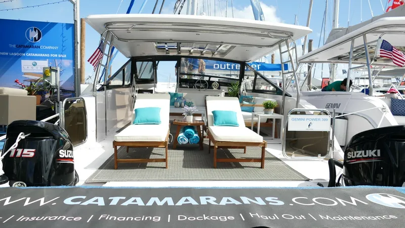 Slide: The Image of New Power Catamaran for sale 2023 Gemini Freestyle 399 Power - HULL 009 - 5151497