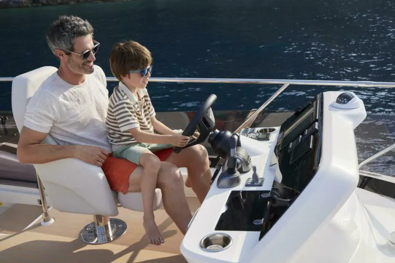 Slide: The Image of 2025 49 Prestige F4 Flybridge - Flybridge Helm Sistership - 5153923