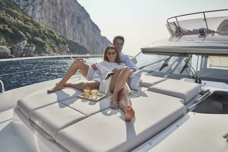 Slide: The Image of 2025 49 Prestige F4 Flybridge - Bow Sistership - 5153897