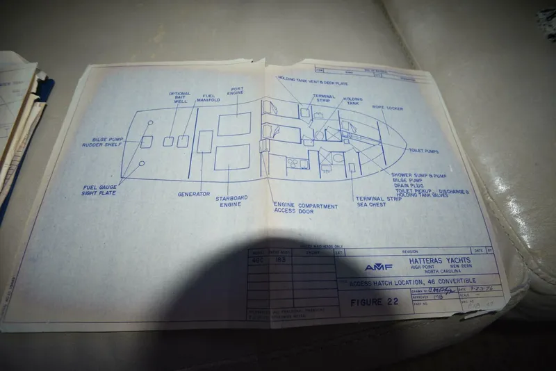 Slide: The Image of Hatteras 46 Convertible 1978 - 5154323