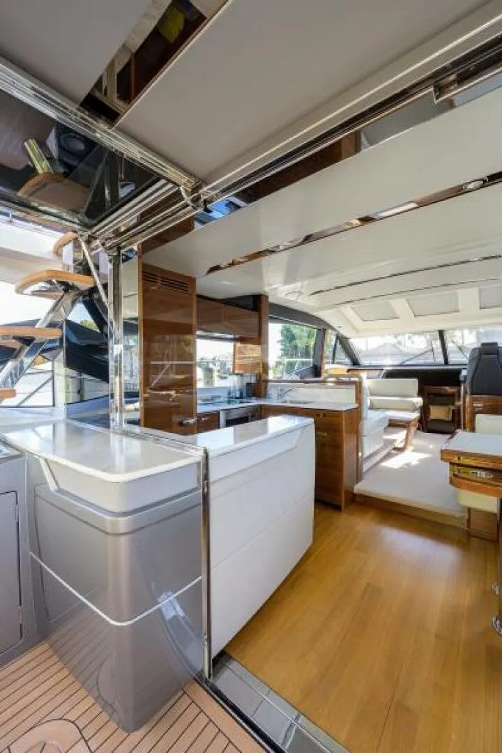 Slide: The Image of Princess 60 SB Mullican-Galley 2018 Princess 60 Sportbridge- Mulligan - 5158762
