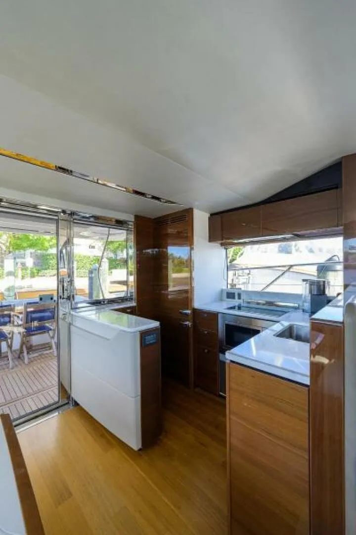 Slide: The Image of Princess 60 SB Mullican-Galley 2018 Princess 60 Sportbridge- Mulligan - 5158763