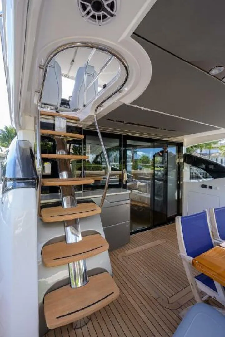 Slide: The Image of Princess 60 SB Mullican-Aft Deck 2018 Princess 60 Sportbridge- Mulligan - 5158741