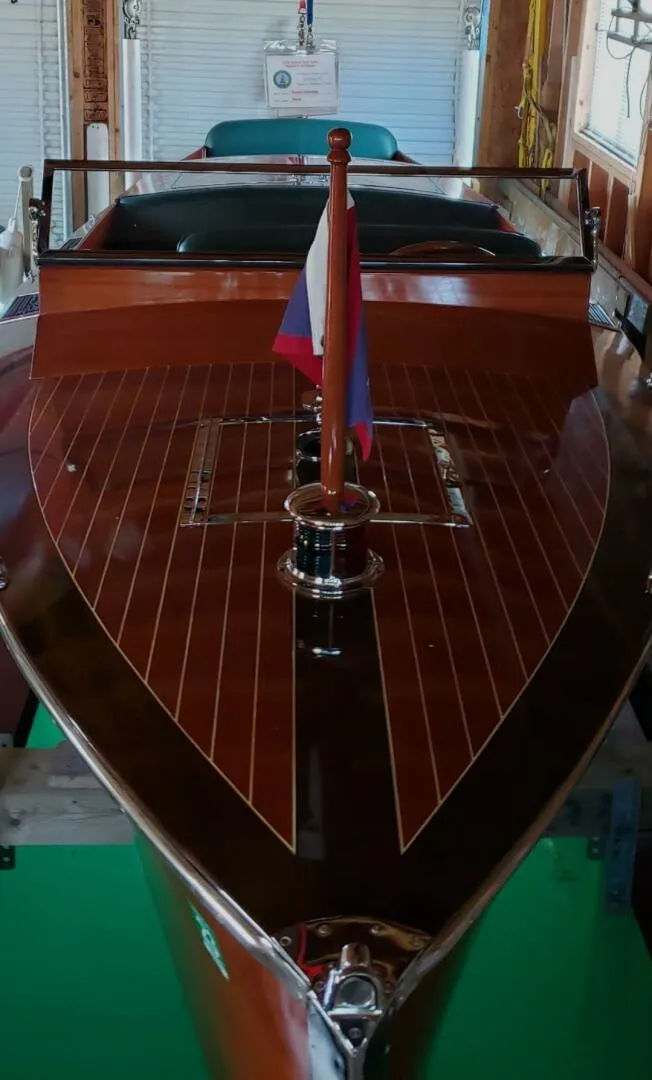 Slide: The Image of Chris-Craft Triple Cockpit Runabout 1929 - 5165934