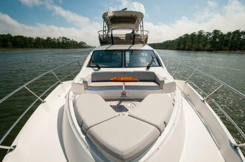 Slide: The Image of 2018 Sea Ray L550 Flybridge-Bow 2 - 5182278