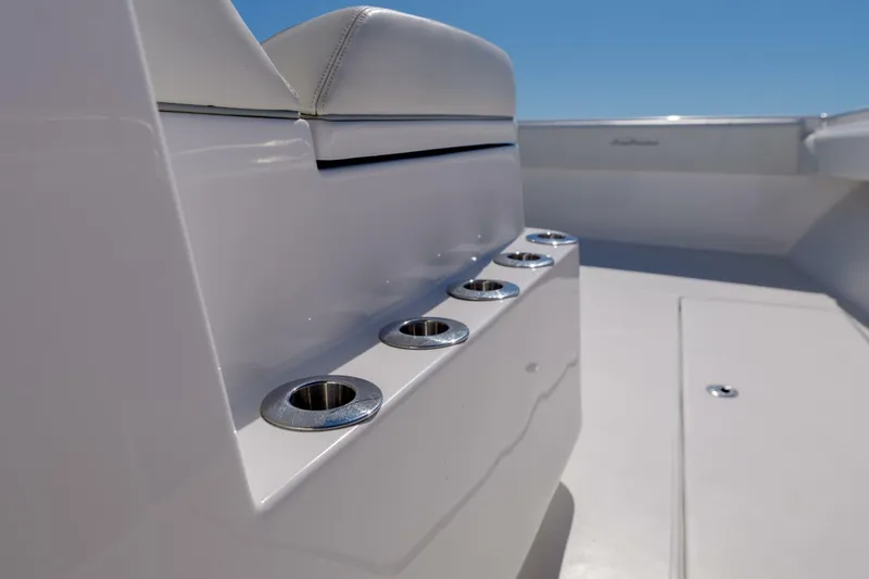 Slide: The Image of SeaHunter 38 Reel Escape- Rod Holders 2023 SeaHunter CTS Reel Escape - 5178347