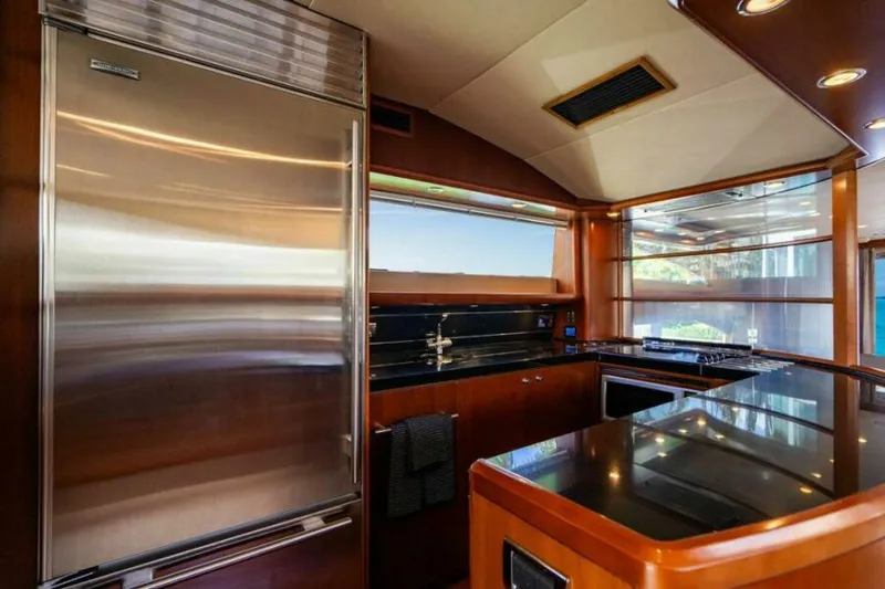 Slide: The Image of Galley 2009 Princess/Viking Sport Cruisers 70 Flybridge Empire Sun - 5183467