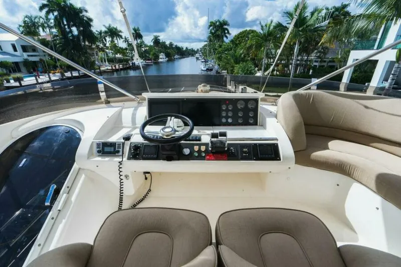 Slide: The Image of Helm 2009 Princess/Viking Sport Cruisers 70 Flybridge Empire Sun - 5183495