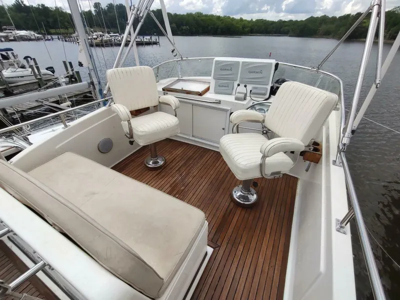 Slide: The Image of Grand Banks Eastbay 40 Flybridge 1996 - 5284604