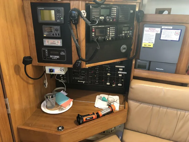 Slide: The Image of 2003 Catalina 350 Nav station electronics overview - 5185589