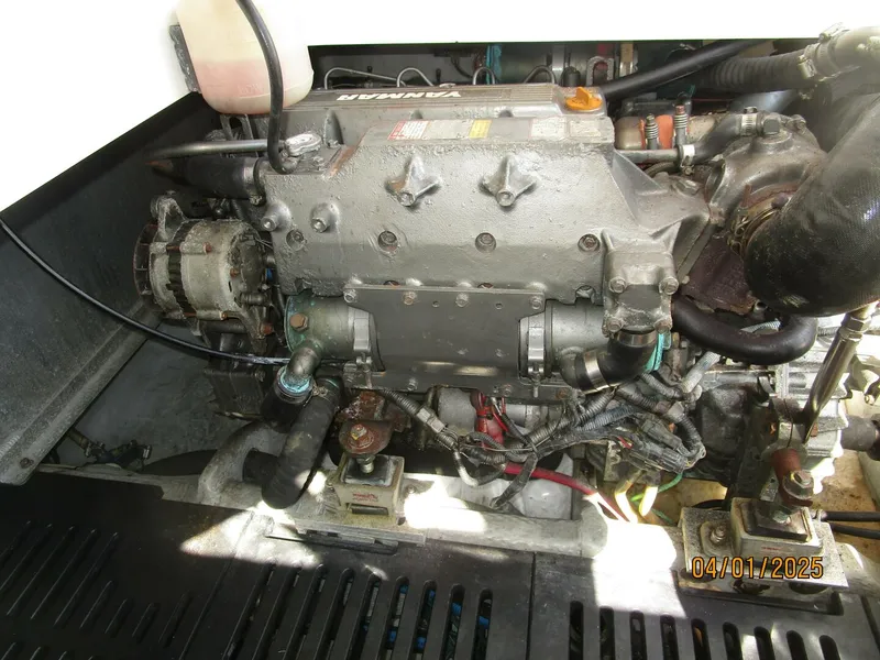 Slide: The Image of 34' Mainship port main engine - 5185679