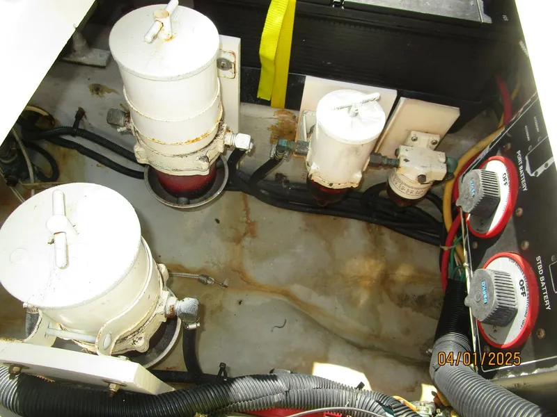 Slide: The Image of 34' Mainship Racor fuel filters2 - 5185668