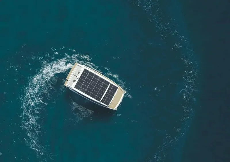 Slide: The Image of Silent Yachts are powered by Solar Panels - 5189104