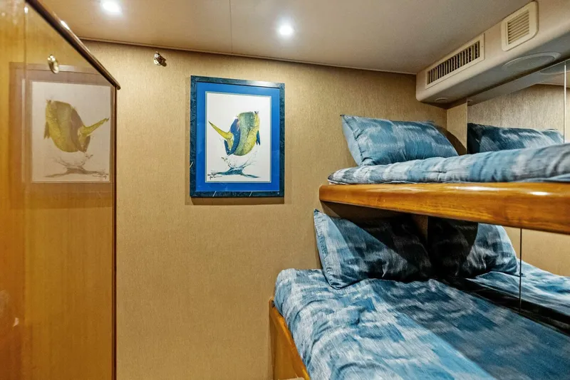 Slide: The Image of 2002 Viking 65 Convertible 'Cajun Queen' Guest Stateroom - 5228733
