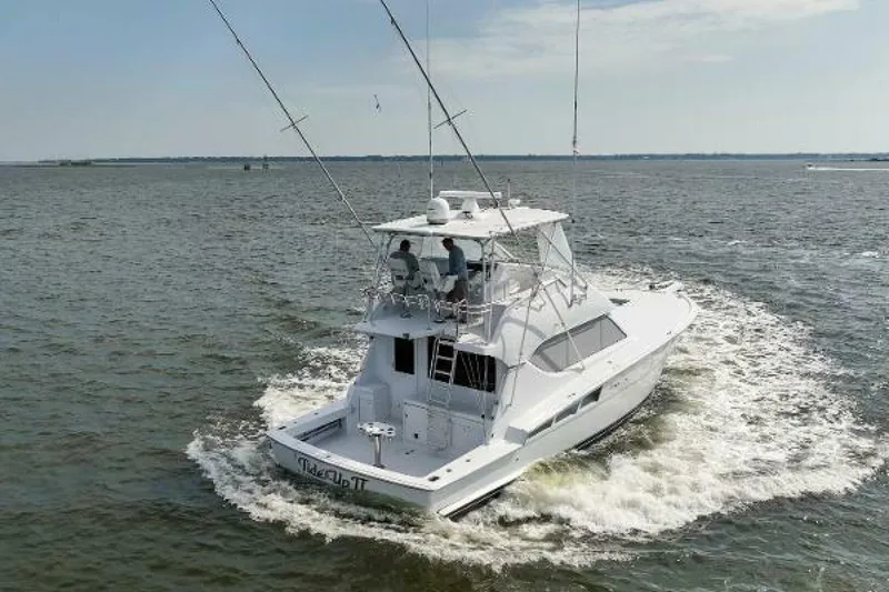 Slide: The Image of Hatteras 50 Tide Up II - Running Profile 2002 Hatteras 50 Convertible - Tide Up II - 5192054