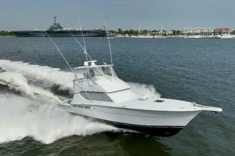 The Image of Hatteras 50 Tide Up II - Running Profile 2002 Hatteras 50 Convertible - Tide Up II - 5192045
