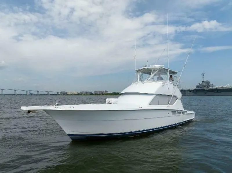 Slide: The Image of Hatteras 50 Tide Up II - Profile 2002 Hatteras 50 Convertible - Tide Up II - 5192001