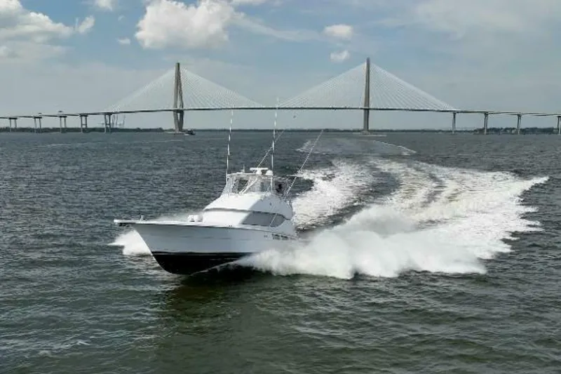 Slide: The Image of Hatteras 50 Tide Up II - Running Profile 2002 Hatteras 50 Convertible - Tide Up II - 5192049