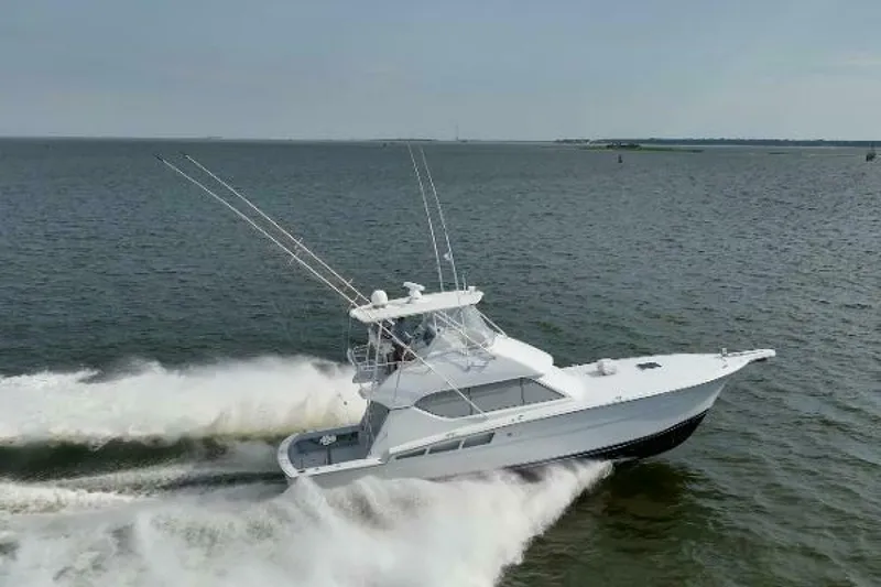 Slide: The Image of Hatteras 50 Tide Up II - Running Profile 2002 Hatteras 50 Convertible - Tide Up II - 5192051
