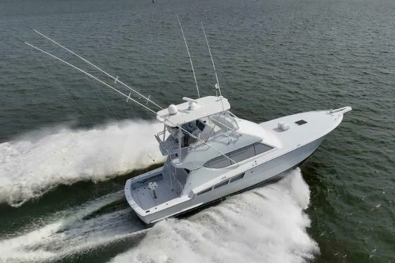 Slide: The Image of Hatteras 50 Tide Up II - Running Profile 2002 Hatteras 50 Convertible - Tide Up II - 5192052