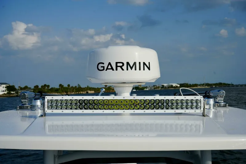 Slide: The Image of Reef Runner 23 - Radar and LED Light Bar 2024 Reef Runner 23 Center Console - 7654892