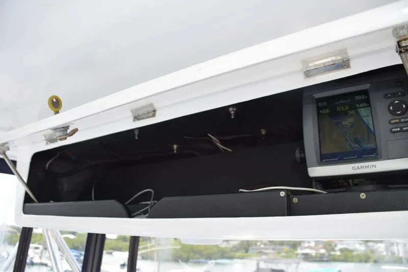 Slide: The Image of Overhead Electronics Box With Backup Garmin - 5271040