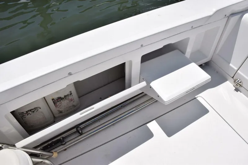 Slide: The Image of Port side Fold Out Cockpit Step And Under Gunwale Storage Box - 5271116