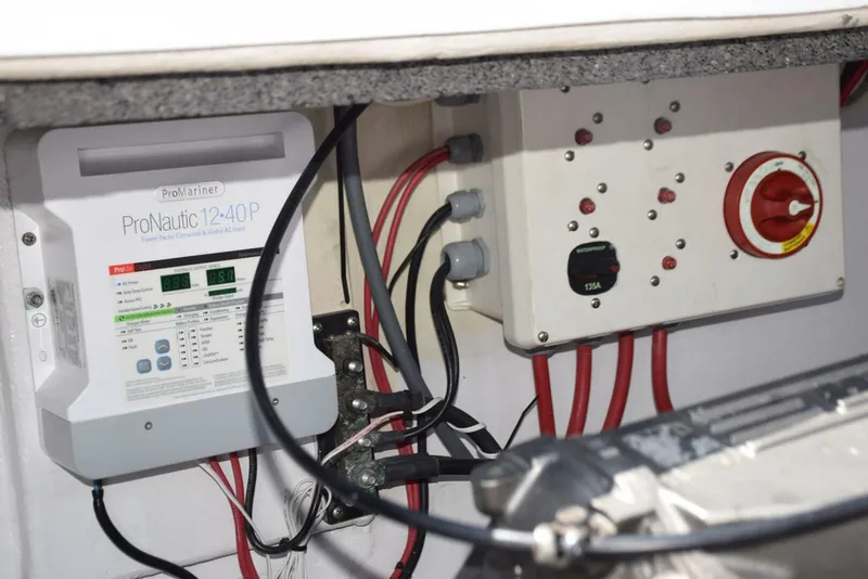 Slide: The Image of Outboard Port Motor, Smart Charger, Shut Off Switch, Circuit Breakers - 5271119