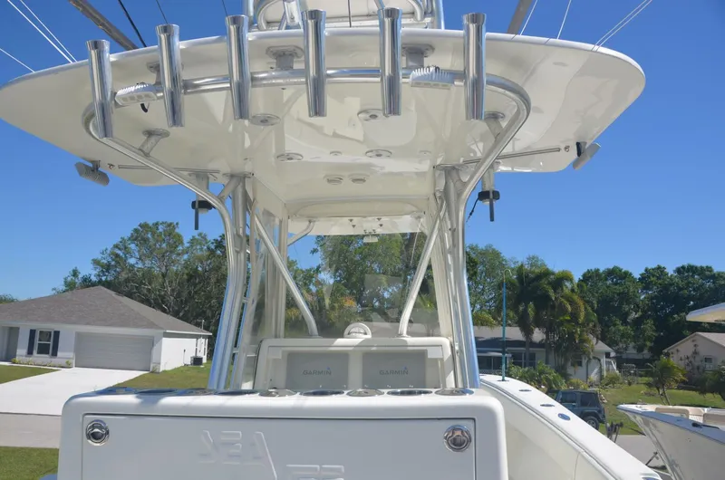 Slide: The Image of Rod Holders , T- Top 2012 SeaVee 34 Center Console Triple Play - 5221388