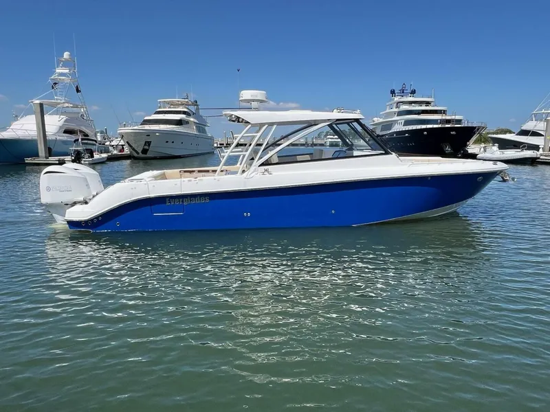 Slide: The Image of 2019 Everglades 340 Dual Console "Solamare"- - 5221743