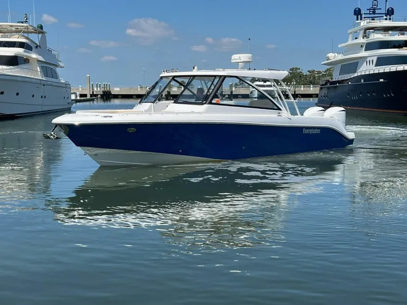 Slide: The Image of 2019 Everglades 340 Dual Console "Solamare"- - 5221752