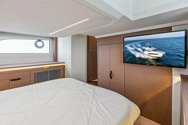 Slide: The Image of 2022 Prestige 420 Flybridge- Spirit Led- Master Stateroom  - 5250301