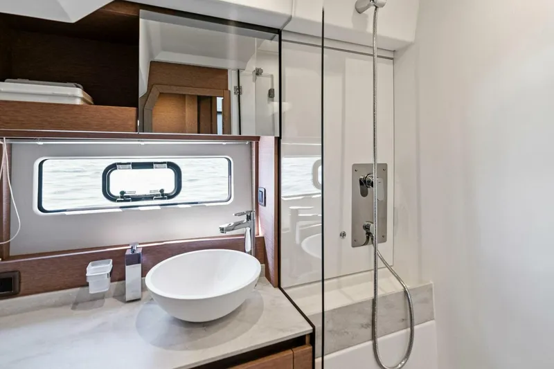 Slide: The Image of 2022 Prestige 420 Flybridge- Spirit Led- Master Head - 5250284