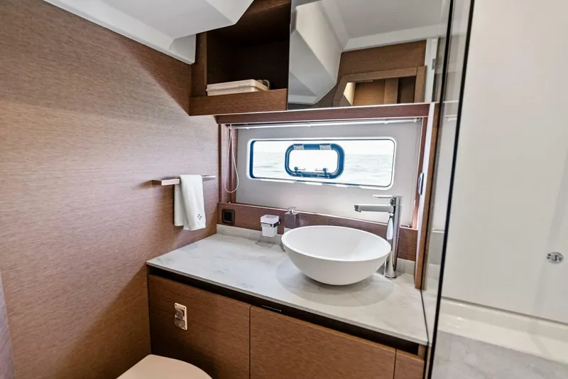 Slide: The Image of 2022 Prestige 420 Flybridge- Spirit Led- Master Head - 5250280