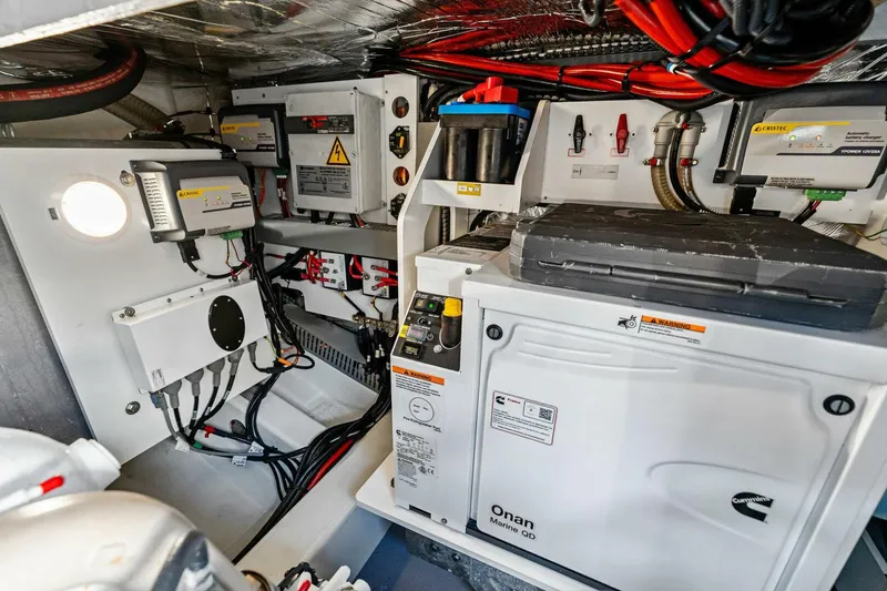 Slide: The Image of 2022 Prestige 420 Flybridge- SPIRIT LED- Engine room  - 5250361