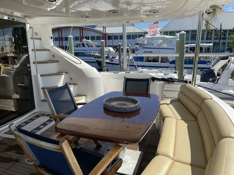 Slide: The Image of 2005 Sunseeker 75 Flybridge- LAUREL- Aft Deck - 5231700