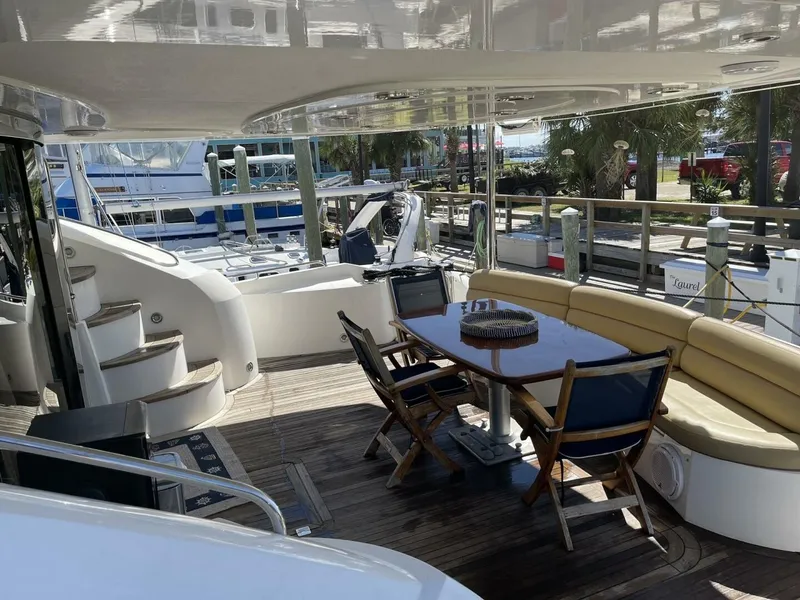 Slide: The Image of 2005 Sunseeker 75 Flybridge- LAUREL- Aft Deck - 5231685