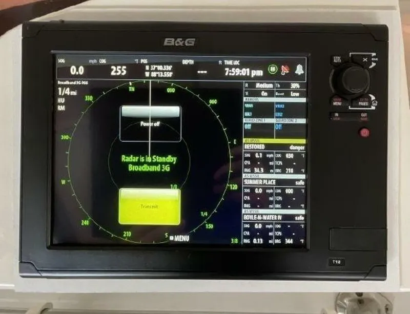 Slide: The Image of 48' Ocean Alexander flybridge helm MFD1 - 5232847