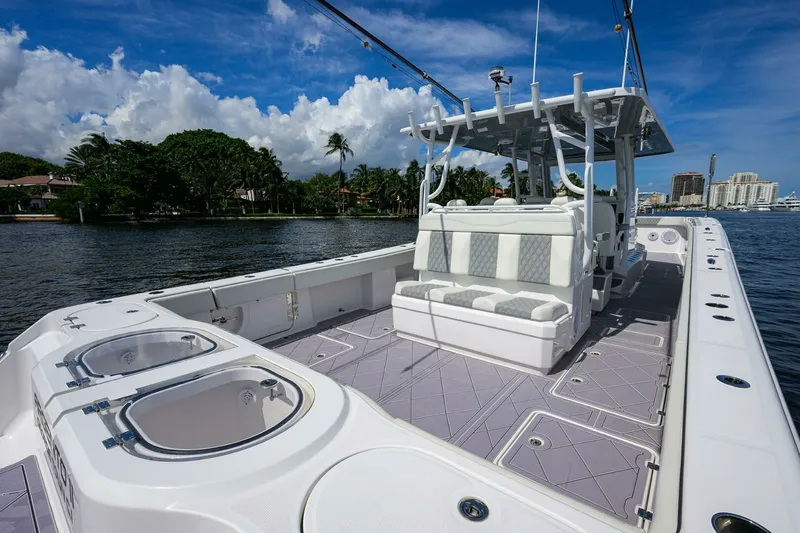 Slide: The Image of Invincible 46 Argento II - Exterior Cockpit 2023 Invincible 46 Catamaran Argento II - 7653391