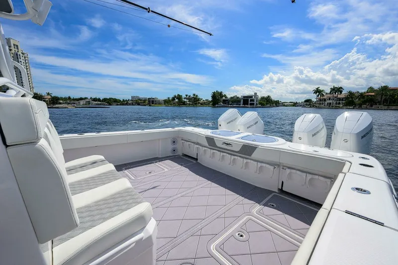 Slide: The Image of Invincible 46 Argento II - Exterior Cockpit 2023 Invincible 46 Catamaran Argento II - 7653389