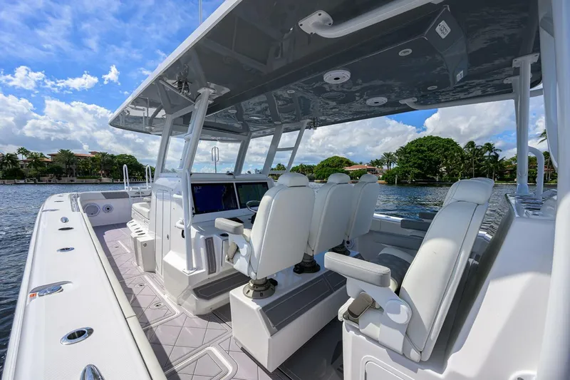 Slide: The Image of Invincible 46 Argento II - Exterior Helm 2023 Invincible 46 Catamaran Argento II - 5235150