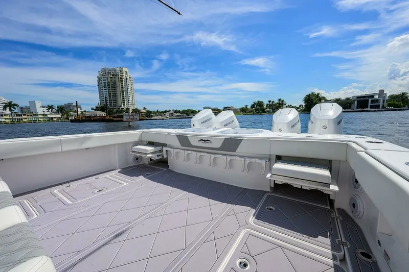Slide: The Image of Invincible 46 Argento II - Exterior Cockpit 2023 Invincible 46 Catamaran Argento II - 7653395