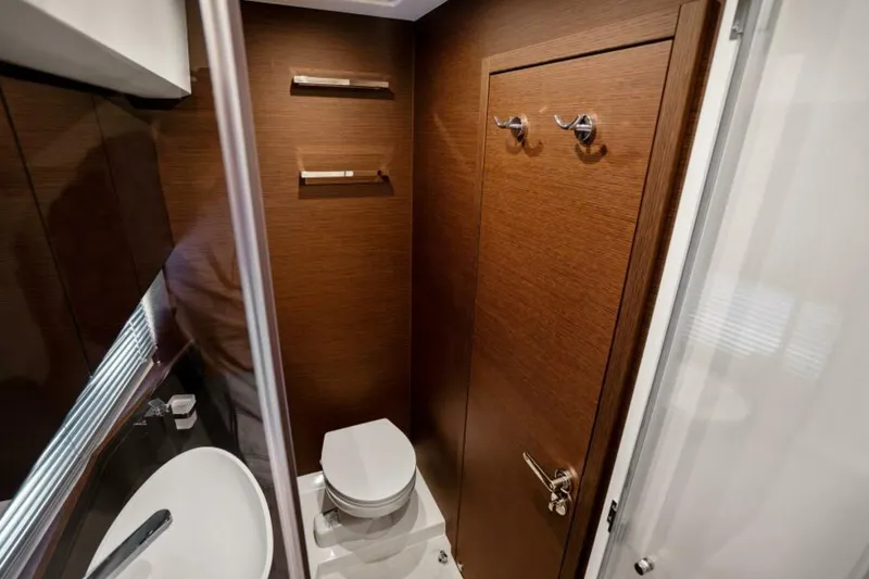 Slide: The Image of 2024 46 Prestige Flybridge -Master Stateroom Head - 5247889