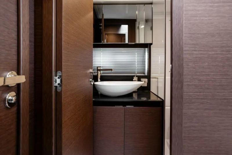 Slide: The Image of 2024 46 Prestige Flybridge -Master Stateroom Head - 5247893