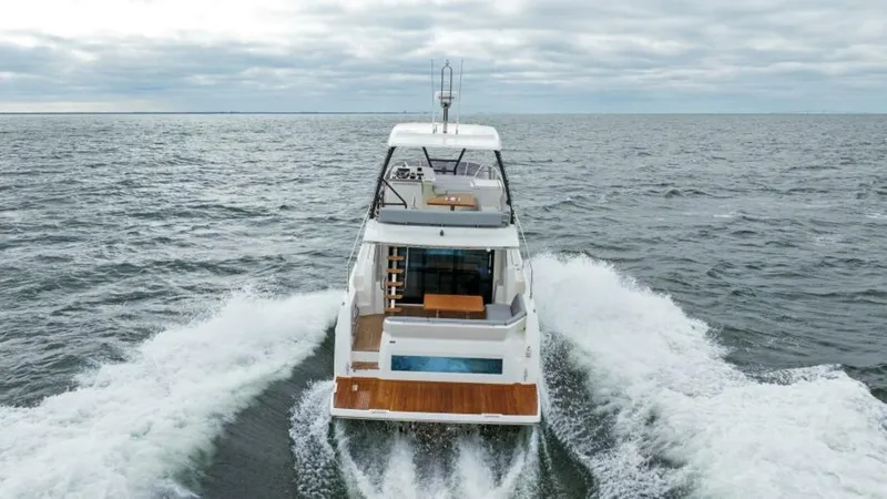 Slide: The Image of 2024 46 Prestige Flybridge- PEGGY LYNNE -Running Profile - 5247934