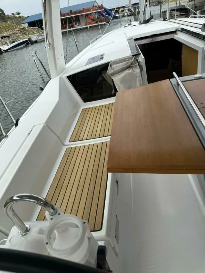 Slide: The Image of Teak Settees & Table - 5266769