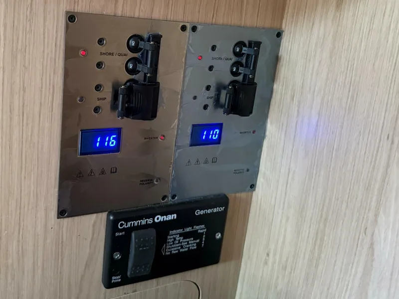 Slide: The Image of Onan Generator, Shore Power Control Panel - 5267191