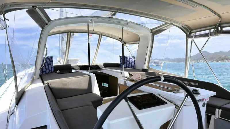 Slide: The Image of 05 Cockpit Beneteau 461 2020 Sint Maarten/St Martin, Antigua Grenada, Caribbean - 5255305