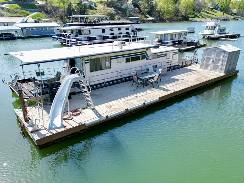 The Image of Sumerset 14 x 58 Aluminum Hull Houseboat with Catwalks 1977 - 5255879